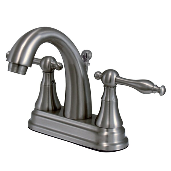 KS7618NL 4" Centerset Bathroom Faucet, Brushed Nickel